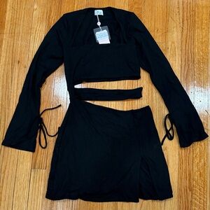 Oh Polly Elegant Black Dress